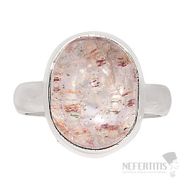 Lodolit - křišťál s inkluzemi prsten stříbro Ag 925 R1344