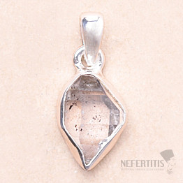 Herkimer diamant přívěsek stříbro Ag 925 LOT136