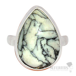Pinolite silver ring Ag 925 R136