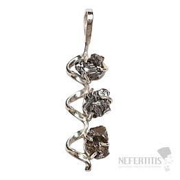 Designer pendant meteorite Campo del Cielo silver Ag 925 P139