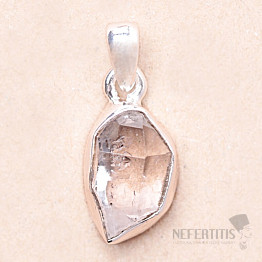 Herkimer diamant přívěsek stříbro Ag 925 LOT139