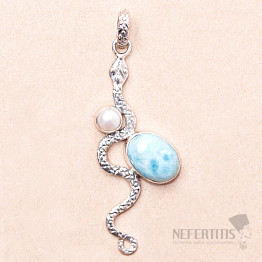 Larimar-Anhänger Silber Ag 925 KO14