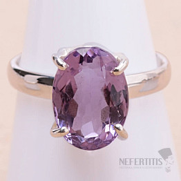 Amethyst geschliffener Ring Silber Ag 925 KO141