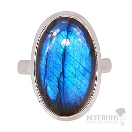 Labradorit-Regenbogenring Silber Ag 925 R1411