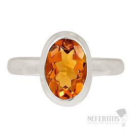 Ring mit Citrinschliff, Silber Ag 925 R1413