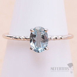Topaz blue ring silver Ag 925 KO145