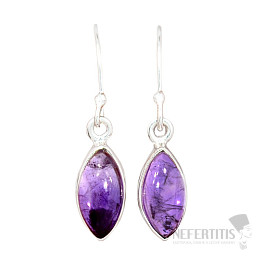 Amethyst Ohrringe Silber Ag 925 E1455