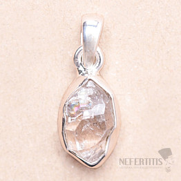 Herkimer diamant přívěsek stříbro Ag 925 LOT149