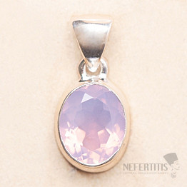 Amethyst lavender cut pendant silver Ag 925 P15