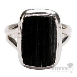 Tourmaline scoryl ring silver Ag 925 R1527