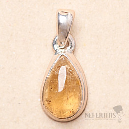 Imperialer Topas-Goldanhänger Ag 925 P153