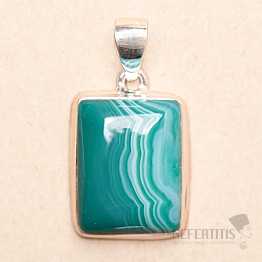 Achát Botswana přívěsek stříbro Ag 925 P1543