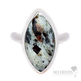 Astrofylit prsteň striebro Ag 925 R155