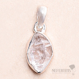 Herkimer diamant přívěsek stříbro Ag 925 LOT155