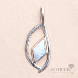 Larimar prívesok striebro Ag 925 KO16