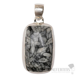Pinolit přívěsek stříbro Ag 925 P161