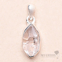 Herkimer diamant přívěsek stříbro Ag 925 LOT162