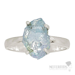 Aquamarin Rohring Silber Ag 925 R1626