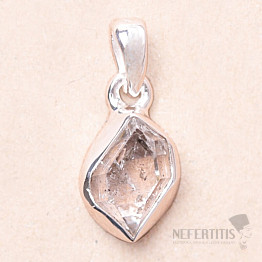 Herkimer diamant přívěsek stříbro Ag 925 LOT165