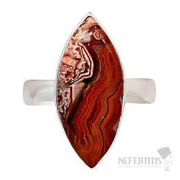 Lace agate Laguna Lace ring silver Ag 925 R1651