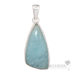 Aquamarin-Anhänger Silber Ag 925 P1657