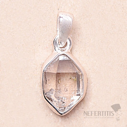 Herkimer diamant přívěsek stříbro Ag 925 LOT166