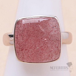 Kristall-Erdbeer-Ring Silber Ag 925 R167