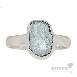 Aquamarin Rohring Silber Ag 925 R1671