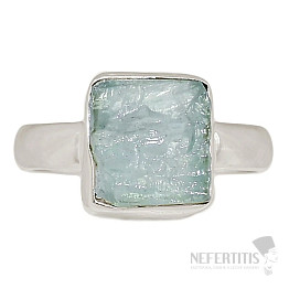 Aquamarin Rohring Silber Ag 925 R1677