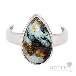 Astrofylit prsteň striebro Ag 925 R168