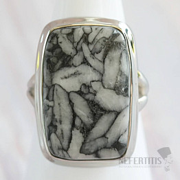 Pinolith-Ring Silber Ag 925 R168