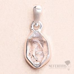 Herkimer diamant přívěsek stříbro Ag 925 LOT169