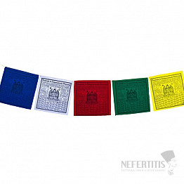 Tibetské modlitebné zástavky Chenrezig 10 ks