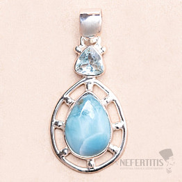 Larimar-Anhänger Silber Ag 925 KO17