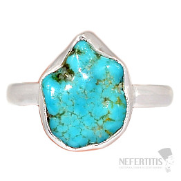 Turquoise blue ring silver Ag 925 R1750