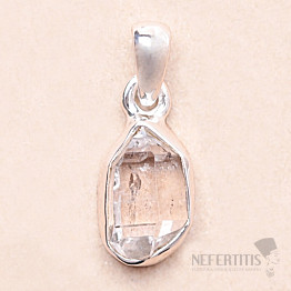 Herkimer diamant přívěsek stříbro Ag 925 LOT178