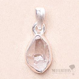 Herkimer diamant přívěsek stříbro Ag 925 LOT179