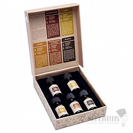 Aromafume Set mit 5 ätherischen Ölen aus Harzen 5 x 10 ml
