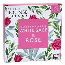 Vonné cihličky Aromafume White sage and Rose