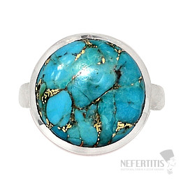 Turquoise blue ring silver Ag 925 R1801