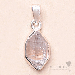 Herkimer diamant přívěsek stříbro Ag 925 LOT181