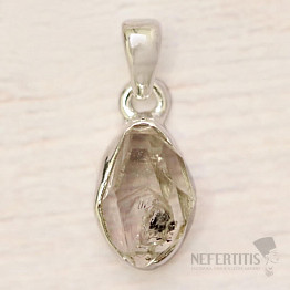 Herkimer diamant přívěsek stříbro Ag 925 LOT183