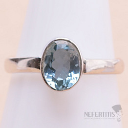 Topaz blue ring silver Ag 925 KO185