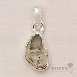 Herkimer diamond pendant silver Ag 925 LOT186