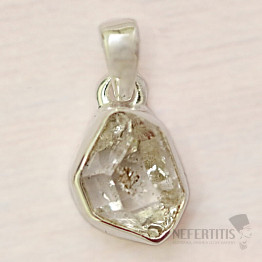 Herkimer diamant prívesok striebro Ag 925 LOT187