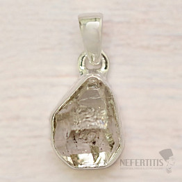 Herkimer diamant přívěsek stříbro Ag 925 LOT188