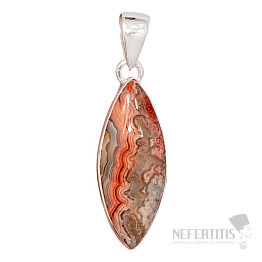 Agate lacy Laguna Lace pendant silver Ag 925 P1889