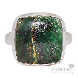 Fuchsite pendant silver Ag 925 R19