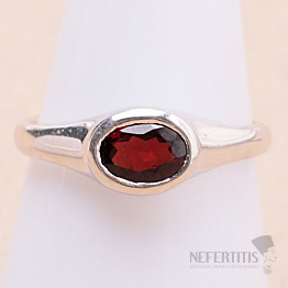 Ring mit Granatschliff Silber Ag 925 KO191