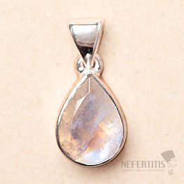 Mondstein-Anhänger im Regenbogenschliff, Silber Ag 925 P1925